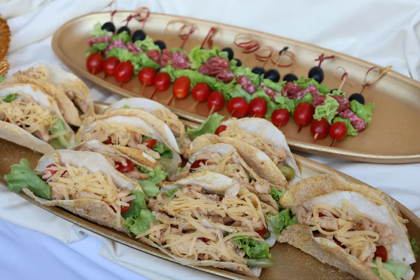 Banquete de tacos y antojitos de Xalapeño Pepper para eventos